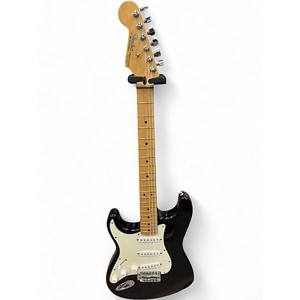 Used Fender Standard Stratocaster Left Handed Black Electric Guitar