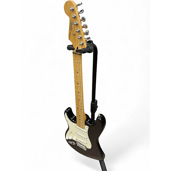 Used Fender Standard Stratocaster Left Handed Black Electric Guitar