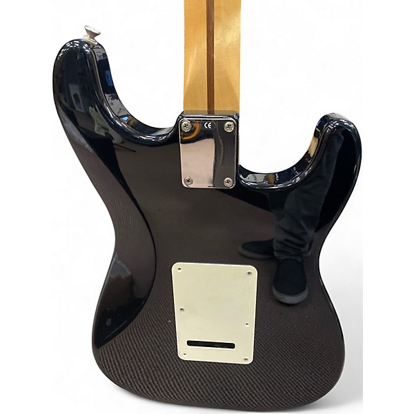 Used Fender Standard Stratocaster Left Handed Black Electric Guitar
