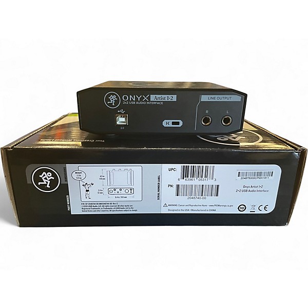 Used Mackie Onyx Artist 1 2 Audio Interface
