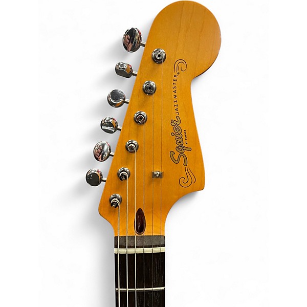 Used Squier J MASCIS JAZZMASTER Olympic White Solid Body Electric Guitar
