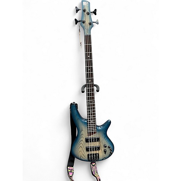 Used Ibanez SR600E-CTF Blue Burst Electric Bass Guitar