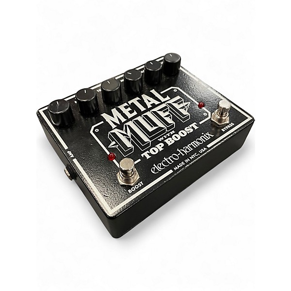 Used Electro-Harmonix Metal Muff Distortion With Top Boost Effect Pedal