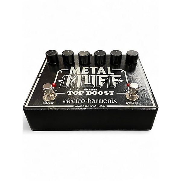Used Electro-Harmonix Metal Muff Distortion With Top Boost Effect Pedal