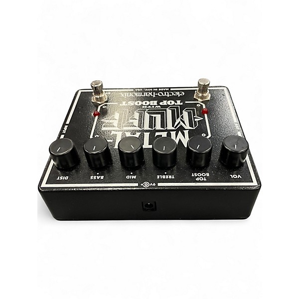 Used Electro-Harmonix Metal Muff Distortion With Top Boost Effect Pedal