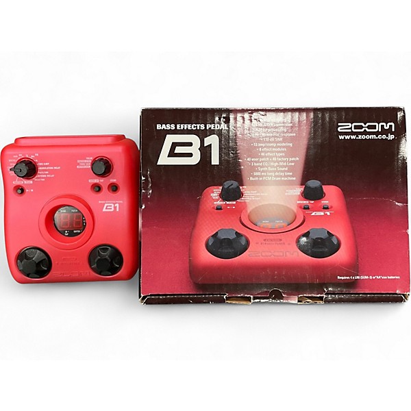 Used Zoom B1 Effect Processor