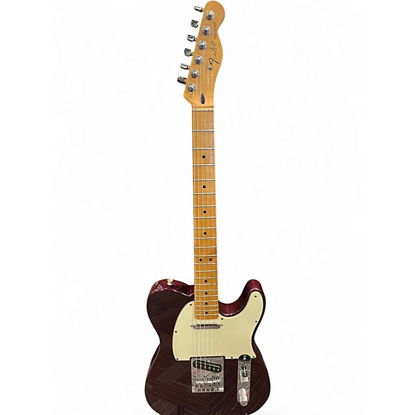 Used Fender Standard Telecaster Wine Red Solid Body Electric Guitar