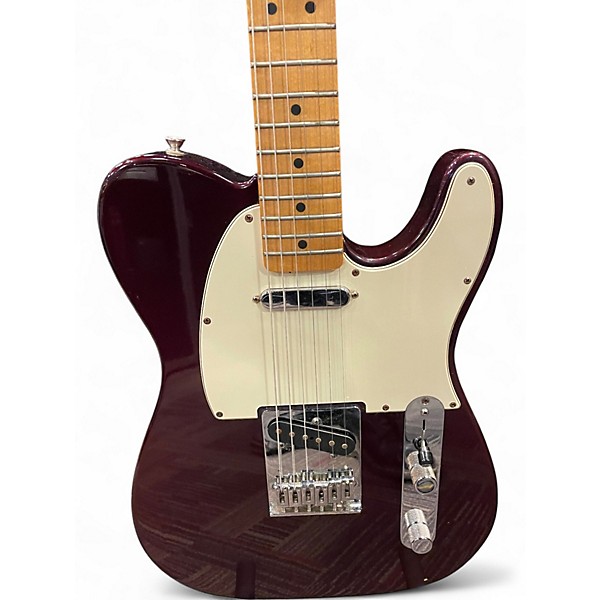 Used Fender Standard Telecaster Wine Red Solid Body Electric Guitar