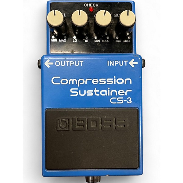 Used BOSS CS3 Compressor Sustainer Effect Pedal