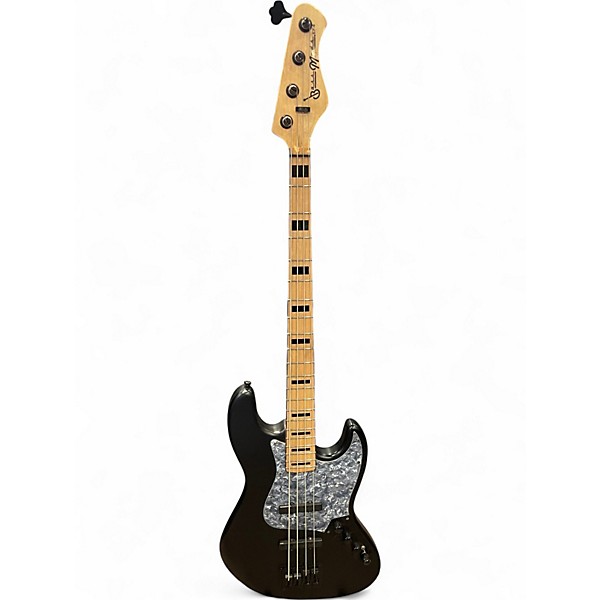 Used Bassmods EF4 Satin Black Electric Bass Guitar