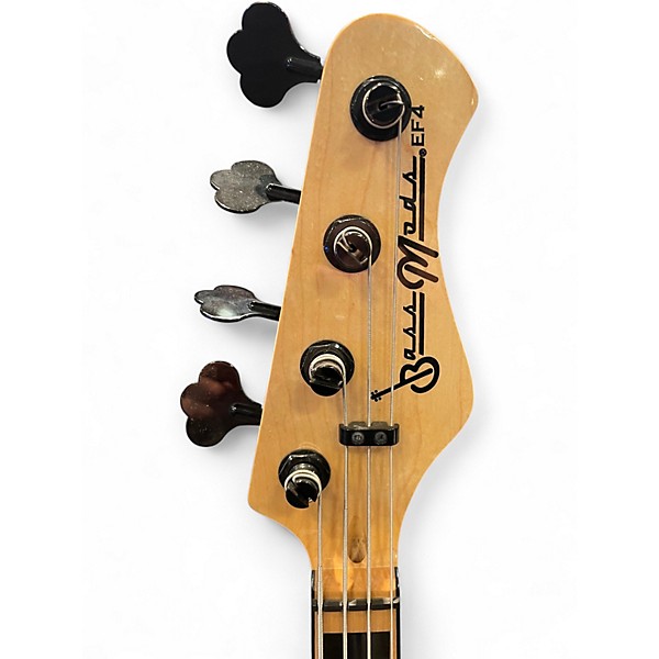 Used Bassmods EF4 Satin Black Electric Bass Guitar