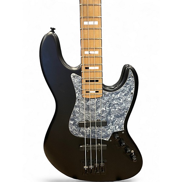 Used Bassmods EF4 Satin Black Electric Bass Guitar