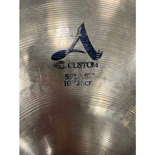 Used Zildjian 10in A Custom Splash Cymbal