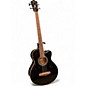 Used Ibanez AEB10BE-BK Black Acoustic Bass Guitar thumbnail