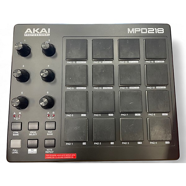 Used Akai Professional MPD218 MIDI Controller