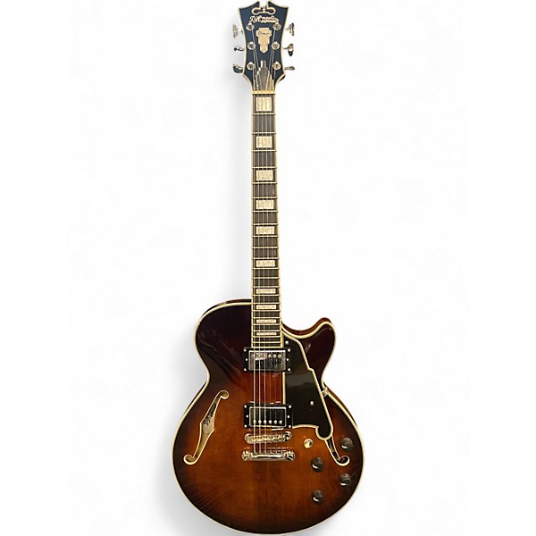 Used D'Angelico Premier Series SS Brown Sunburst Hollow Body Electric Guitar