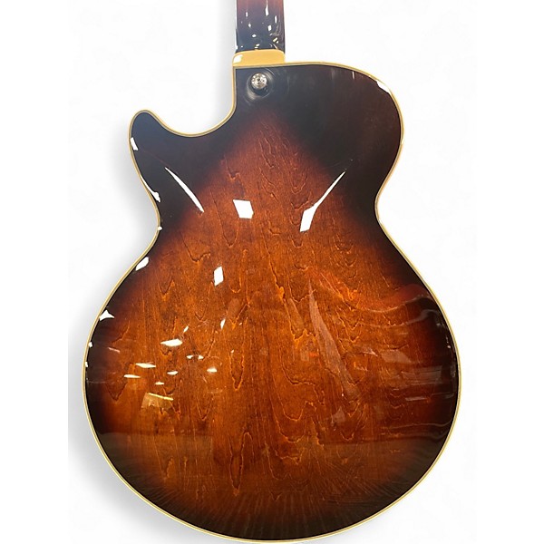 Used D'Angelico Premier Series SS Brown Sunburst Hollow Body Electric Guitar
