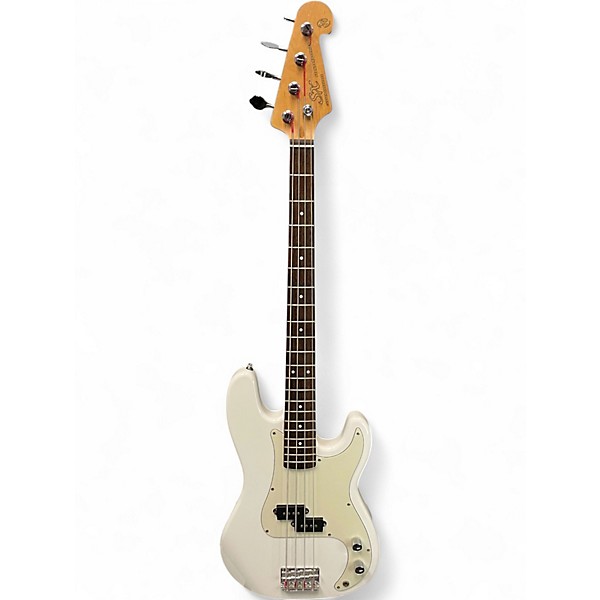 Used SX STANDARD SERIES WHITE Electric Bass Guitar