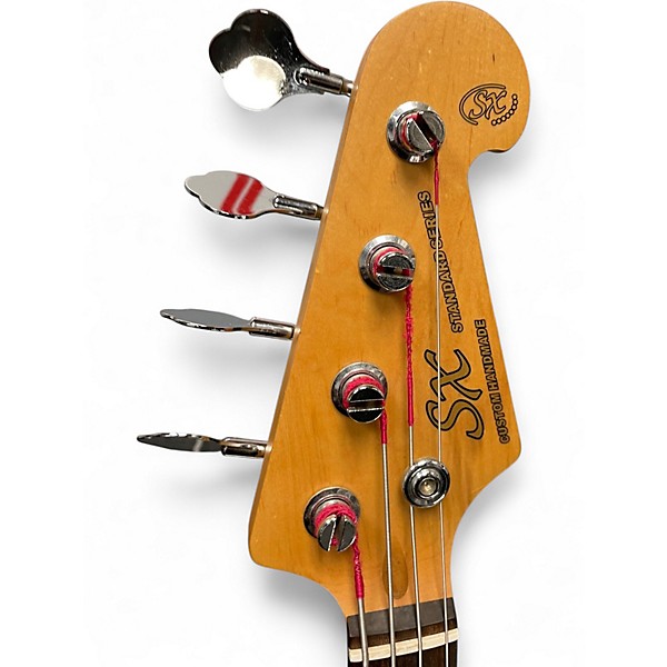 Used SX STANDARD SERIES WHITE Electric Bass Guitar