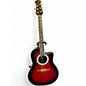 Used Ovation 1528D Red Acoustic Electric Guitar thumbnail