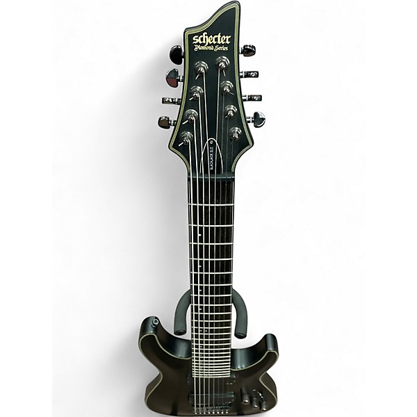 Used Schecter Guitar Research Blackjack SLS C-8 Black Solid Body Electric Guitar