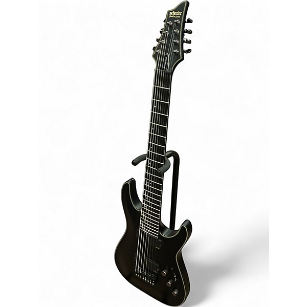 Used Schecter Guitar Research Blackjack SLS C-8 Black Solid Body Electric Guitar