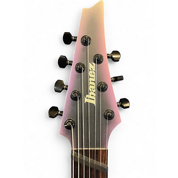 Used Ibanez RGA71AL Axion Label 7 String Aurora Burst Solid Body Electric Guitar