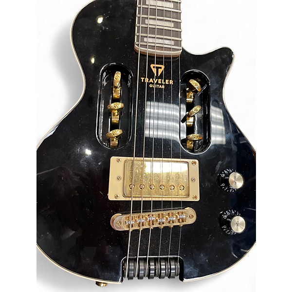Used Traveler Guitar EG1 Custom Black Electric Guitar