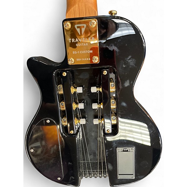 Used Traveler Guitar EG1 Custom Black Electric Guitar
