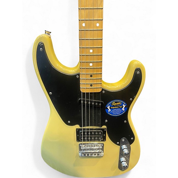 Used Squier 51 Yellow Solid Body Electric Guitar