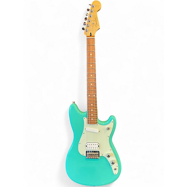 Used 2019 Fender Duo Sonic Seafoam Green Solid Body Electric Guitar