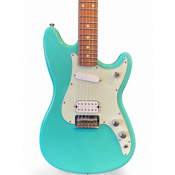 Used 2019 Fender Duo Sonic Seafoam Green Solid Body Electric Guitar