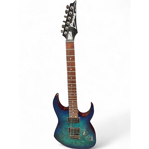 Used Ibanez RG421PB Trans Blue Solid Body Electric Guitar
