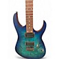 Used Ibanez RG421PB Trans Blue Solid Body Electric Guitar