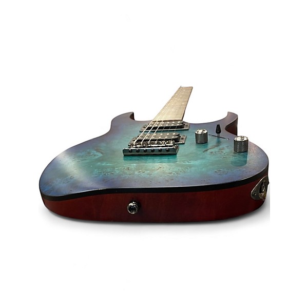 Used Ibanez RG421PB Trans Blue Solid Body Electric Guitar