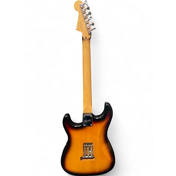 Used Squier Standard Stratocaster 2 Color Sunburst Solid Body Electric Guitar