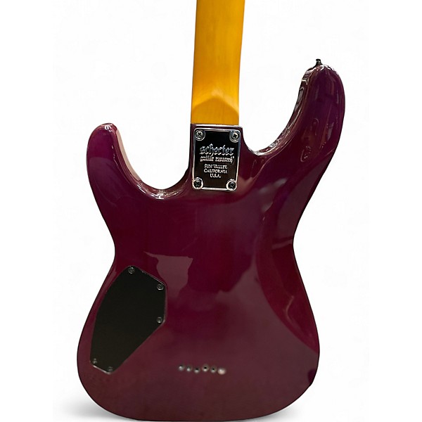 Used Schecter Guitar Research Omen Extreme 6 Shocking Pink Solid Body Electric Guitar