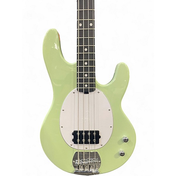 Used Sterling by Music Man Sting Ray Sub Series Surf Green Electric Bass Guitar