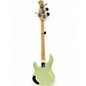 Used Sterling by Music Man Sting Ray Sub Series Surf Green Electric Bass Guitar