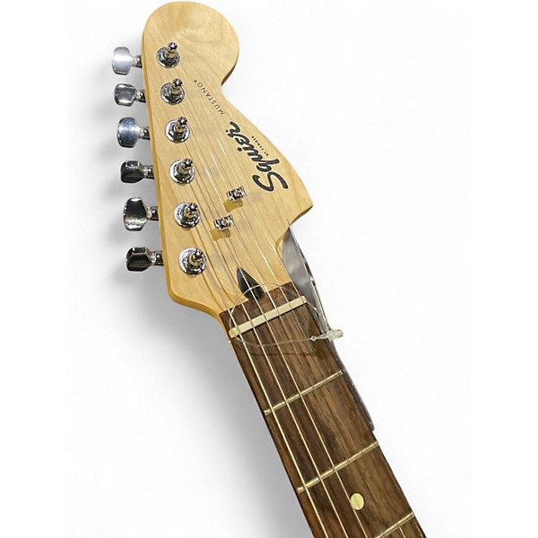 Used Squier MUSTANG Surf Green Solid Body Electric Guitar