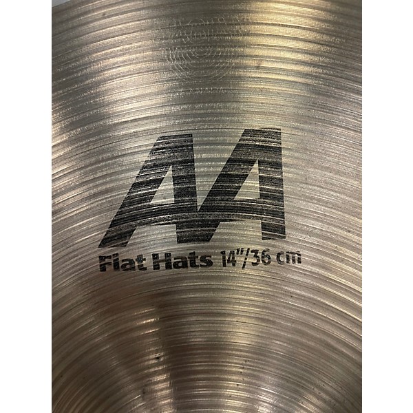 Used SABIAN 14in AA Flat Hi Hat Pair Cymbal