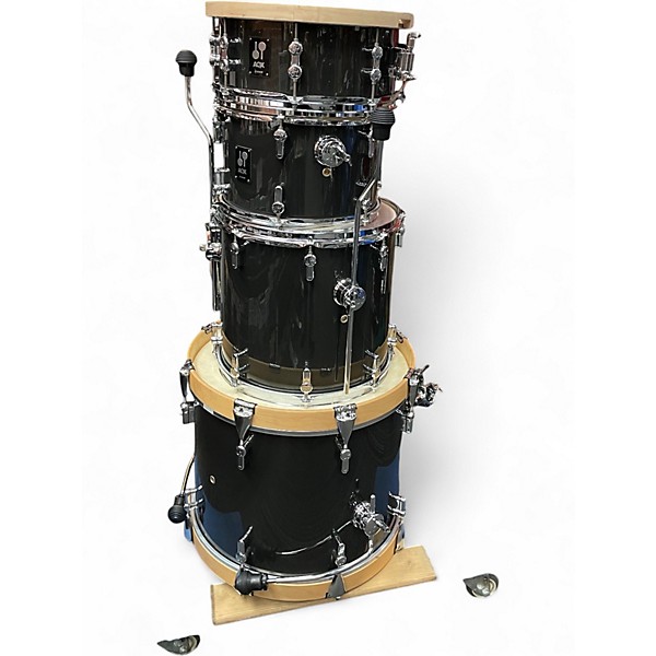Used SONOR 4 Piece AQX Midnight Blue Drum Kit