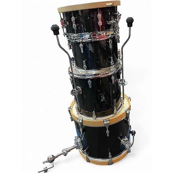 Used SONOR 4 Piece AQX Midnight Blue Drum Kit