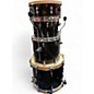 Used SONOR 4 Piece AQX Midnight Blue Drum Kit