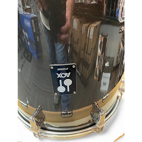 Used SONOR 4 Piece AQX Midnight Blue Drum Kit