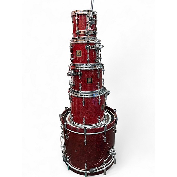 Used SONOR 5 Piece DELITE Cherry Drum Kit