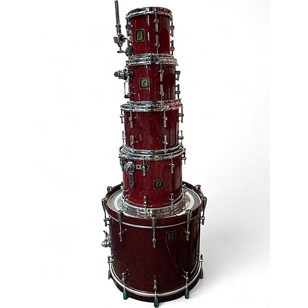 Used SONOR 5 Piece DELITE Cherry Drum Kit