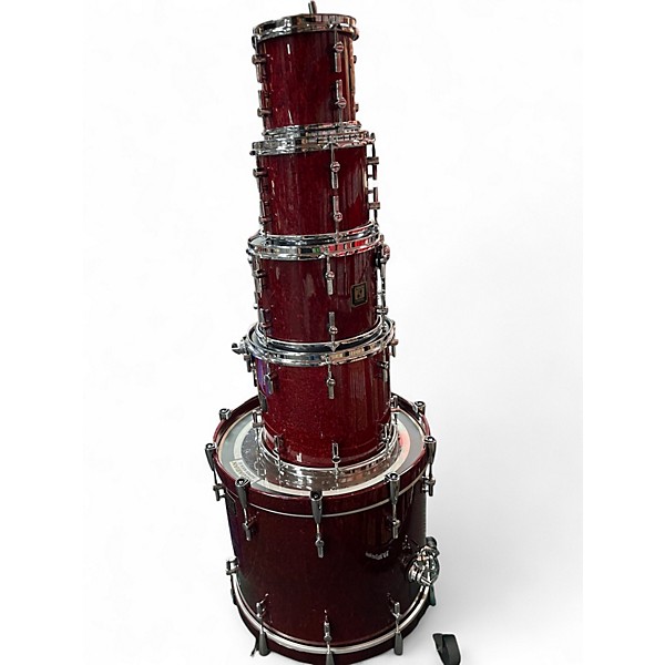 Used SONOR 5 Piece DELITE Cherry Drum Kit