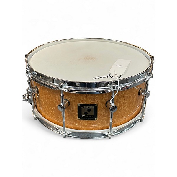 Used SONOR 6X14 DELITE SNARE Cherry Drum