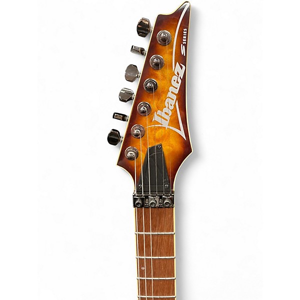 Used Ibanez S670QM 2 Color Sunburst Solid Body Electric Guitar